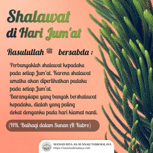 shalawat di hari jum'at