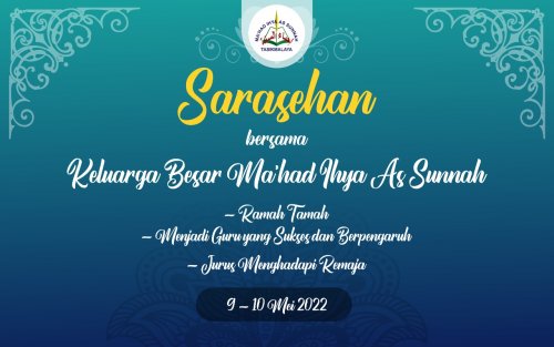 SARASEHAN 8 SYAWAL 1443 H