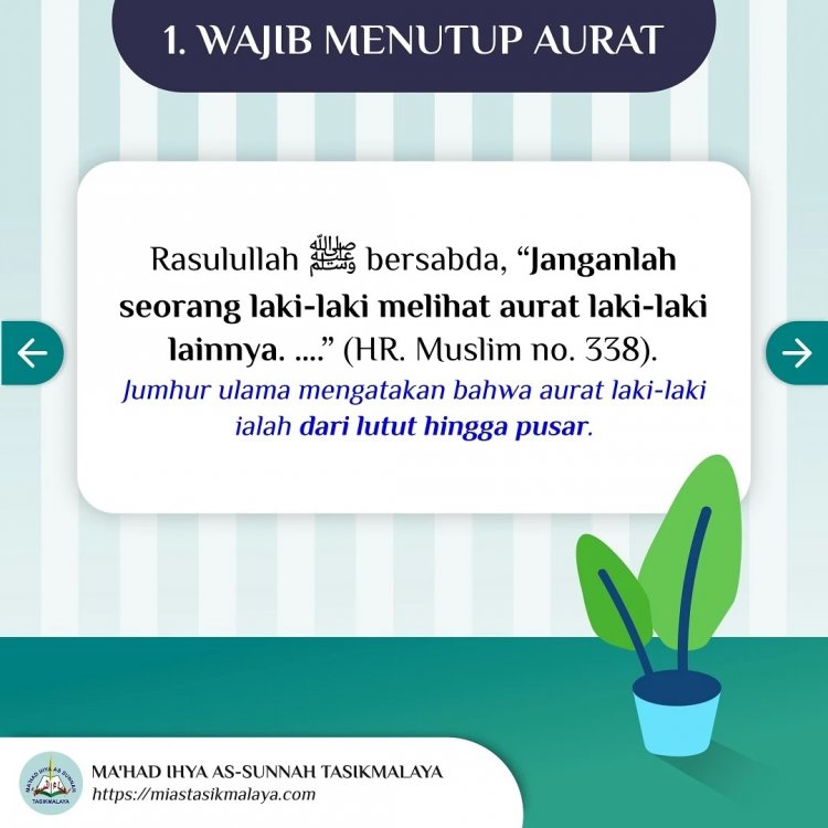 Adab-Adab Dalam Berpakaian Bagi Laki-Laki