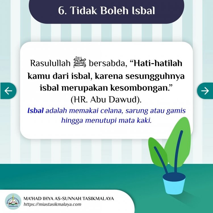 Adab-Adab Dalam Berpakaian Bagi Laki-Laki