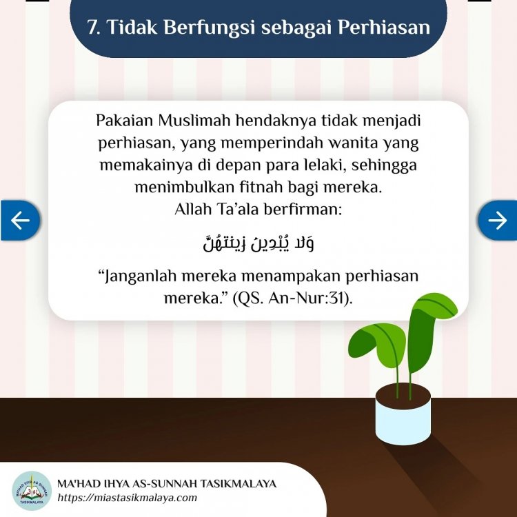 Adab-Adab Dalam Berpakaian Bagi Perempuan