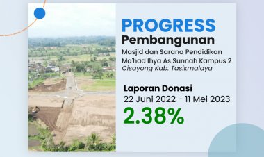 Progress Pembangunan Masjid & Sarana Pendidikan - Ihya As Sunnah 2 Cisayong [22 Juni 2022 - 11 Mei 2023]