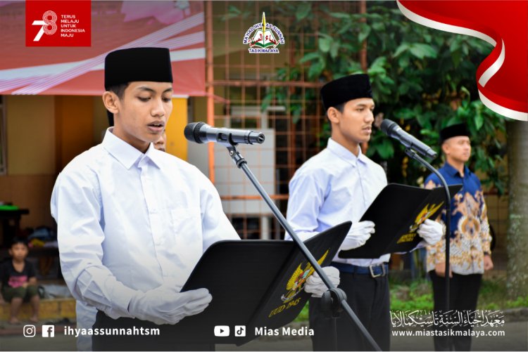 Semangat Kemerdekaan: Ma'had Ihya As-Sunnah Tasikmalaya Meriahkan HUT RI ke-78