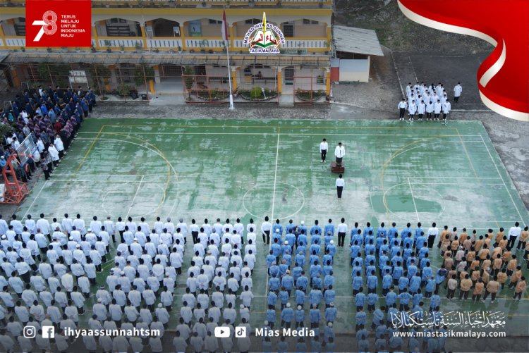 Semangat Kemerdekaan: Ma'had Ihya As-Sunnah Tasikmalaya Meriahkan HUT RI ke-78