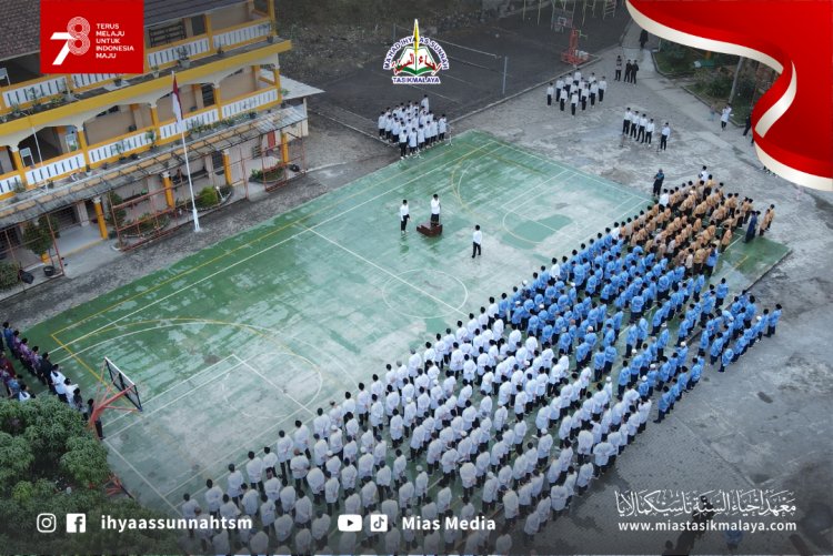 Semangat Kemerdekaan: Ma'had Ihya As-Sunnah Tasikmalaya Meriahkan HUT RI ke-78