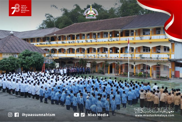 Semangat Kemerdekaan: Ma'had Ihya As-Sunnah Tasikmalaya Meriahkan HUT RI ke-78