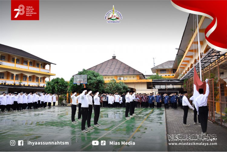 Semangat Kemerdekaan: Ma'had Ihya As-Sunnah Tasikmalaya Meriahkan HUT RI ke-78