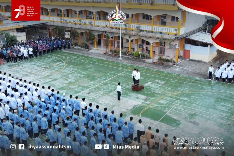 Semangat Kemerdekaan: Ma'had Ihya As-Sunnah Tasikmalaya Meriahkan HUT RI ke-78