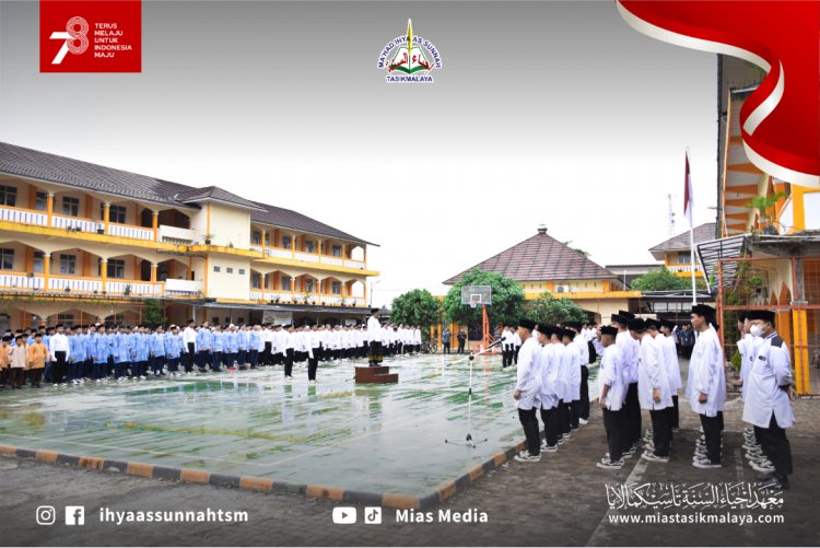 Semangat Kemerdekaan: Ma'had Ihya As-Sunnah Tasikmalaya Meriahkan HUT RI ke-78