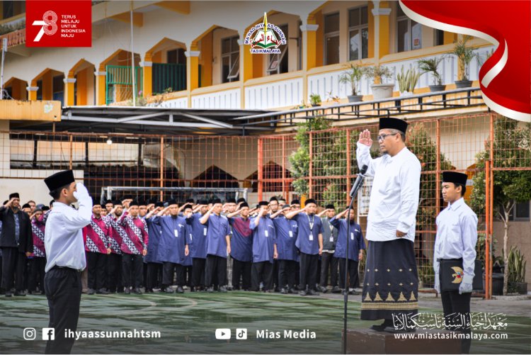 Semangat Kemerdekaan: Ma'had Ihya As-Sunnah Tasikmalaya Meriahkan HUT RI ke-78