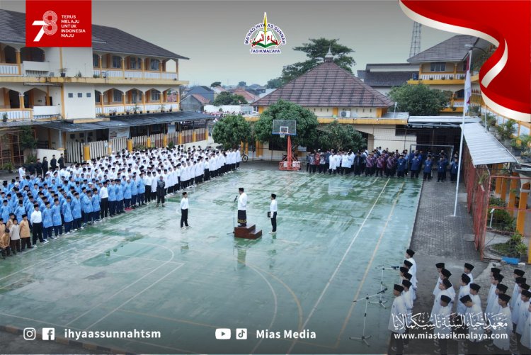 Semangat Kemerdekaan: Ma'had Ihya As-Sunnah Tasikmalaya Meriahkan HUT RI ke-78