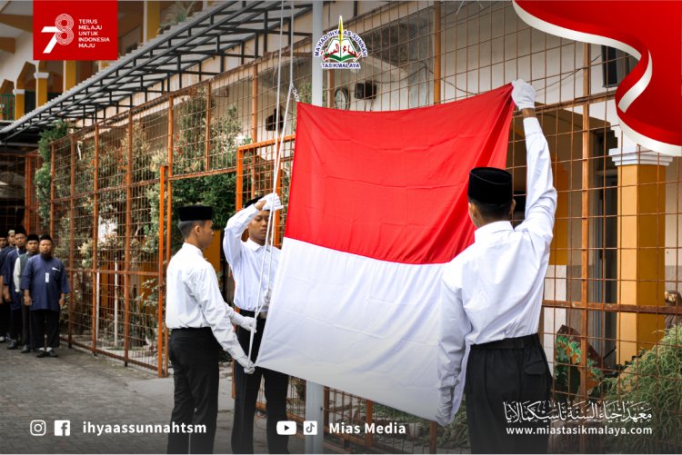 Semangat Kemerdekaan: Ma'had Ihya As-Sunnah Tasikmalaya Meriahkan HUT RI ke-78