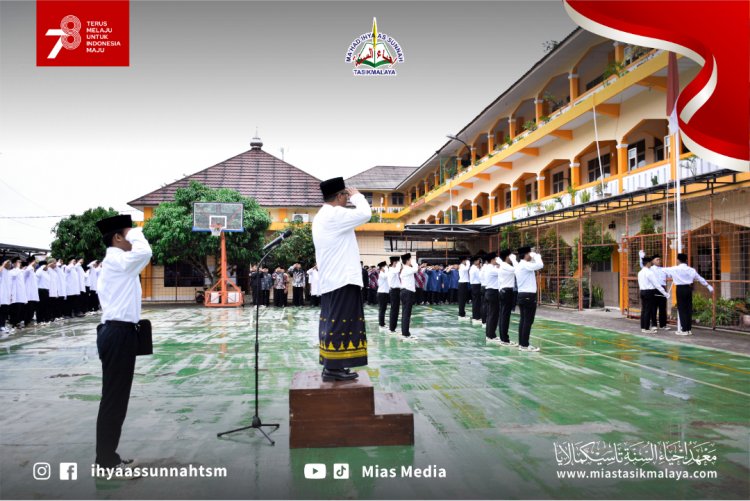 Semangat Kemerdekaan: Ma'had Ihya As-Sunnah Tasikmalaya Meriahkan HUT RI ke-78
